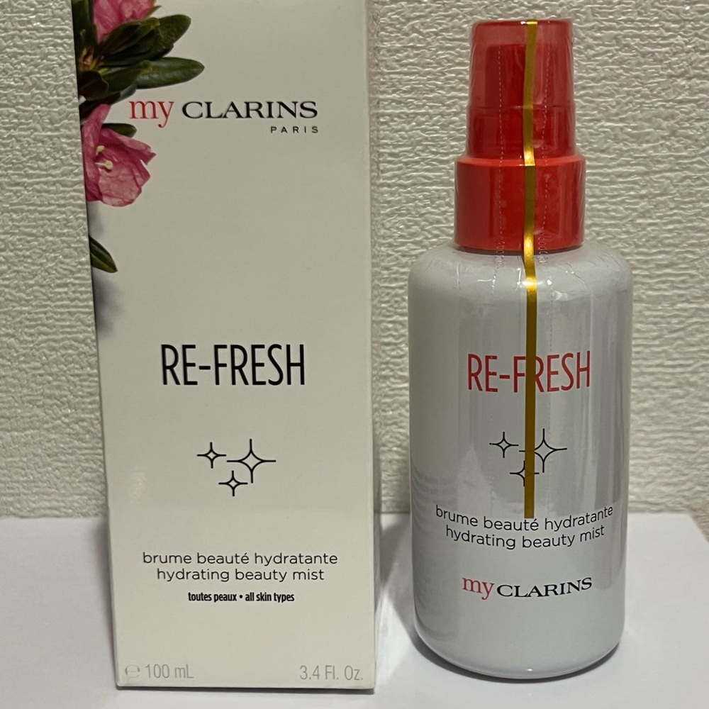 My Clarins Paris RE-FRESH Hydrating Beauty Mist 100ml For All Skin NEW & SEALED